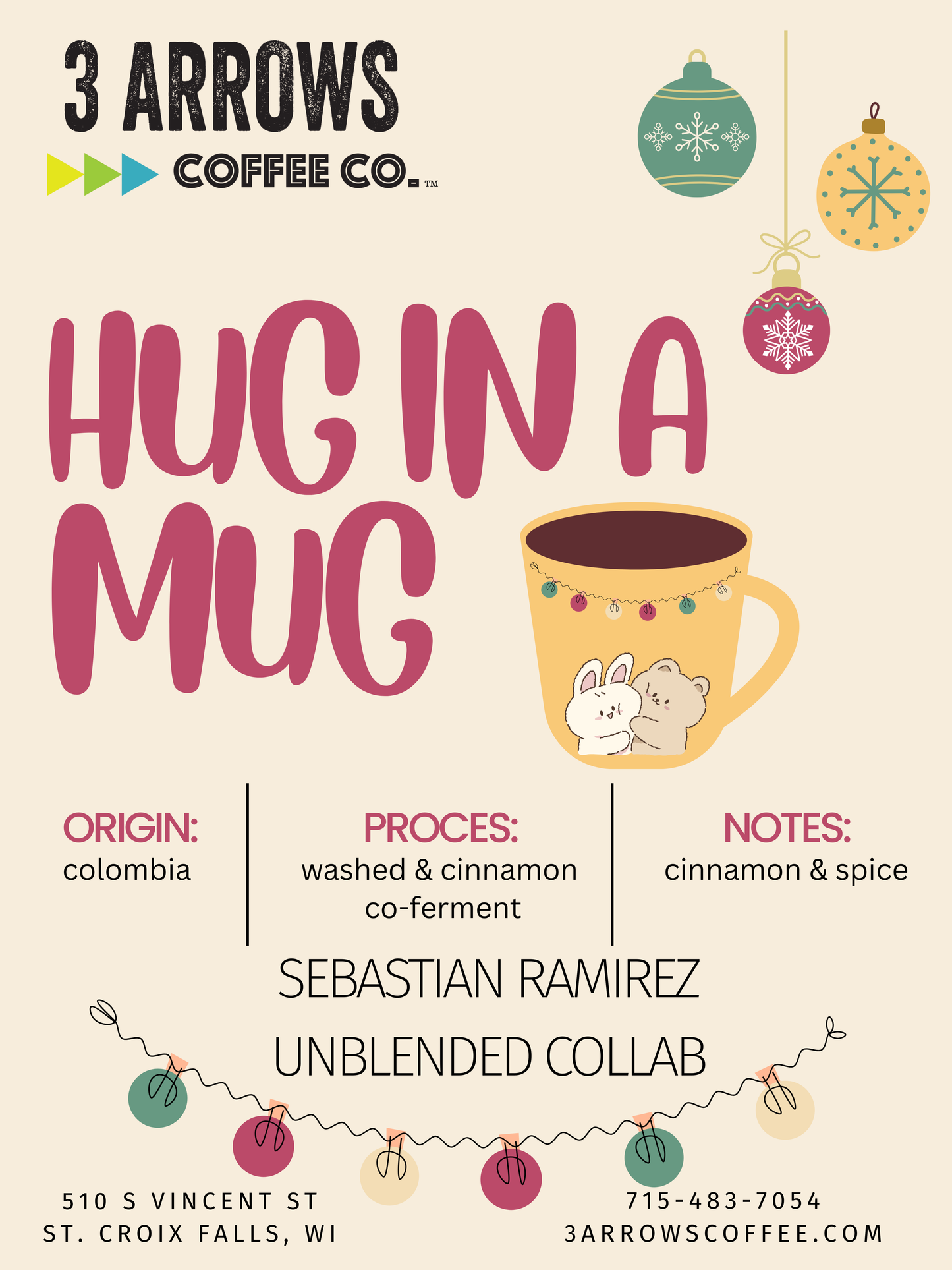 Hug In A Mug – Colombia (Recruitment Lot + Cinnamon Co-Ferment)