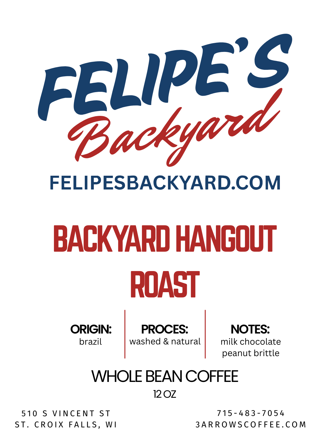 Backyard Hangout Roast — 12 oz Whole Bean