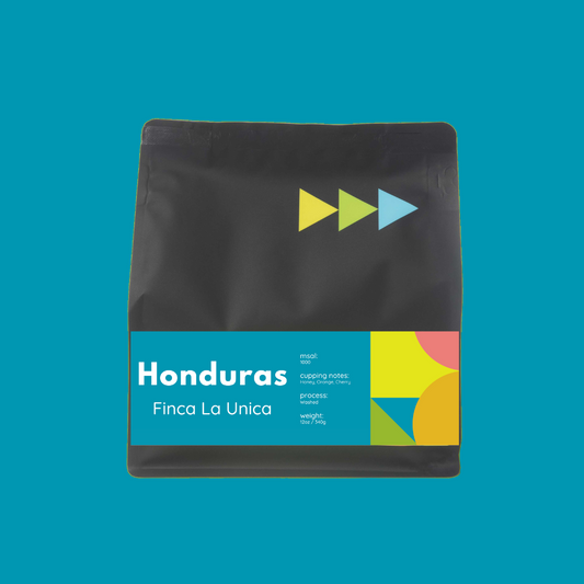 Honduras Finca La Unica coffee bag 12oz — whole bean, 3 Arrows Coffee