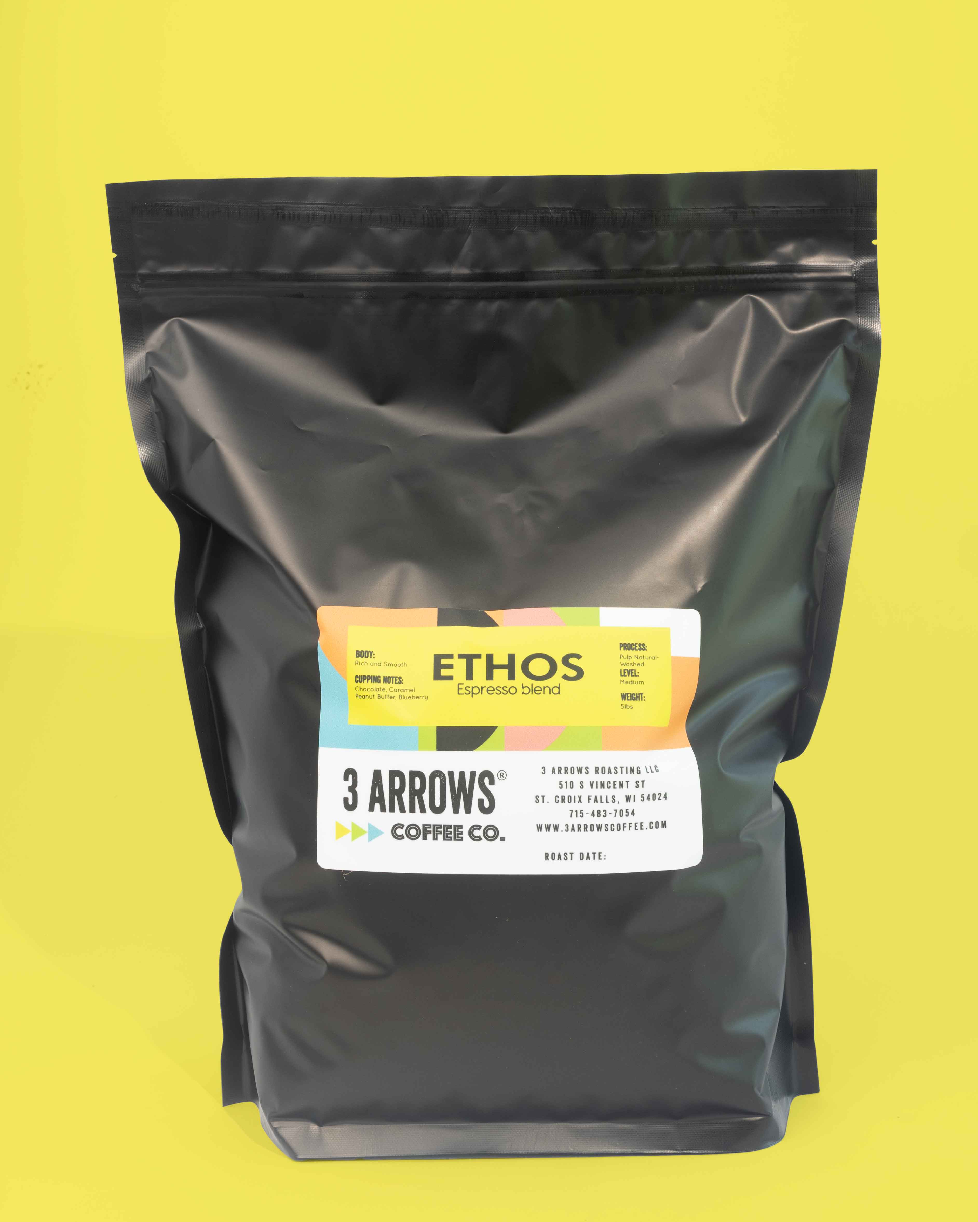 Ethos — Colombia & Brazil Blend | 3 Arrows Coffee