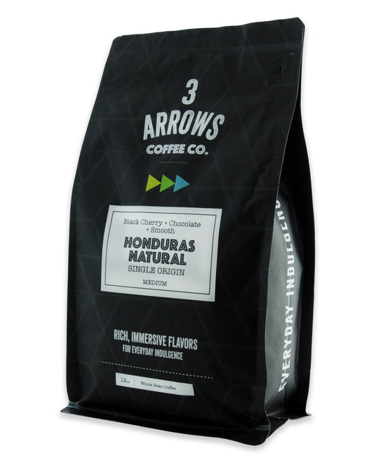 Honduras Natural Processed Medium Roast Single Origin Coffee from 3 Arrows Coffee Company